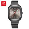 OPK brand digital engraved luminous waterproof single calendar men's watch quartz watch 6040