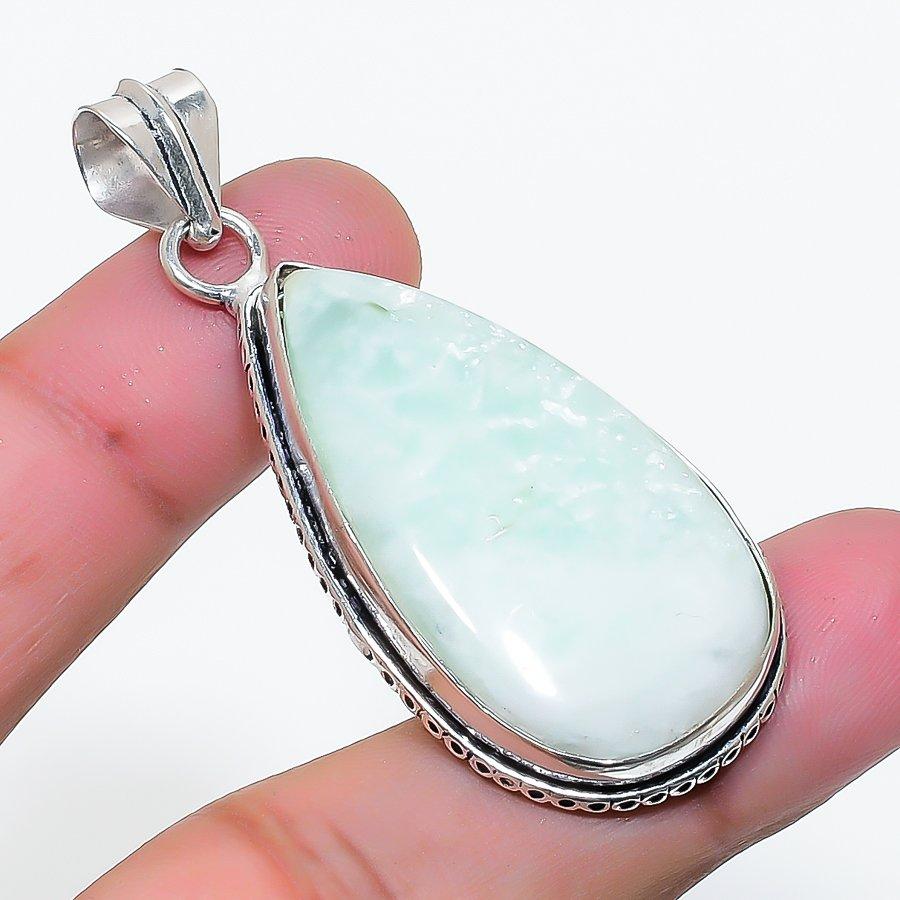 Natural Hememorphite Gemstone Handmade 925 Sterling Silver Pendant 2.09  AP-15770