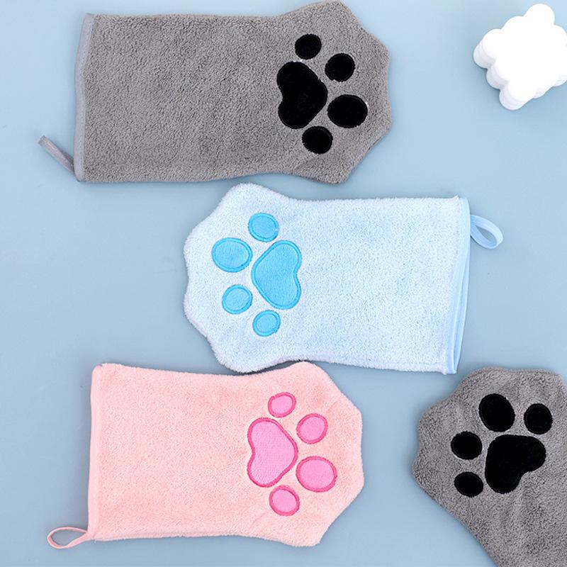 Pet Towels, Gloves, Dog-specific Quick-drying Absorbent Cleaning Towels, Cat Bath Towels, Pet Supplies