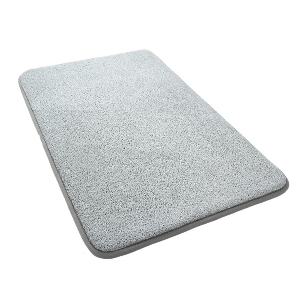 Bathroom Rug Mat Soft Microfiber Bath Rugs Non-Slip Thick Water Absorbent Floor Mats Machine Washable Shaggy Rugs for Shower