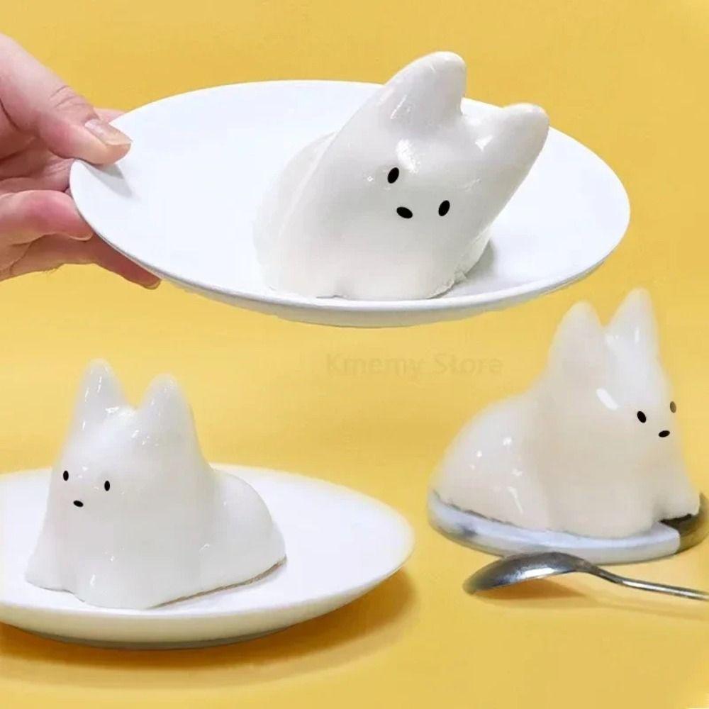 3D Pudding Mold Cute Candle Mould Baking Accessories Cat Shape Mold DIY
