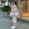 New Fluffy Bread Suit Vest Women's Short Korean Version High Neck Loose Sleeveless Vest Jacket