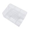 Nail Art Plastic Organizer Container Gel Polish Remover Cleaning Cotton Pad Swab Box Storage Case Accessories Tool Clean Desktop