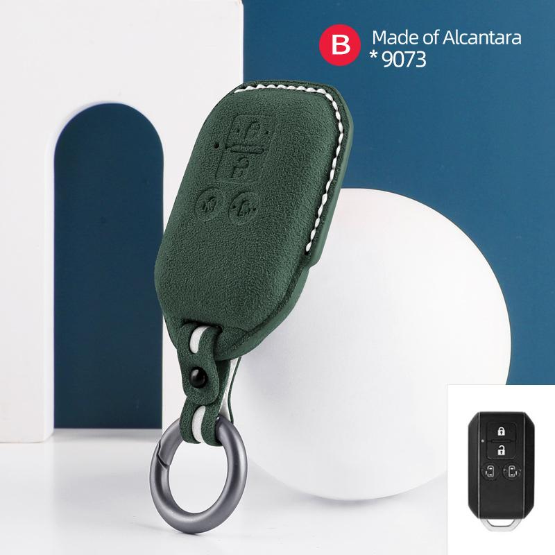 Pro Suzuki Spacia MK53S Jimny Sierra Swift Wagon 4tlačítkový obal na klíč od auta Alcantara Semišová klíčenka Ochranný kryt Příslušenství