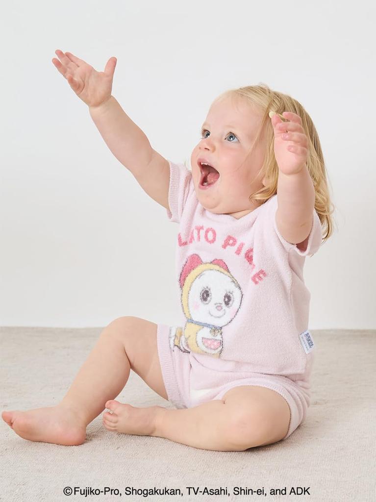 Gelato Pique Doraemon Baby Jacquard Pullover Shorts Set &