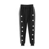 Plus Size Girls' Fleece Sweatpants - Loose, Casual Sportswear for Spring, Autumn, Winter