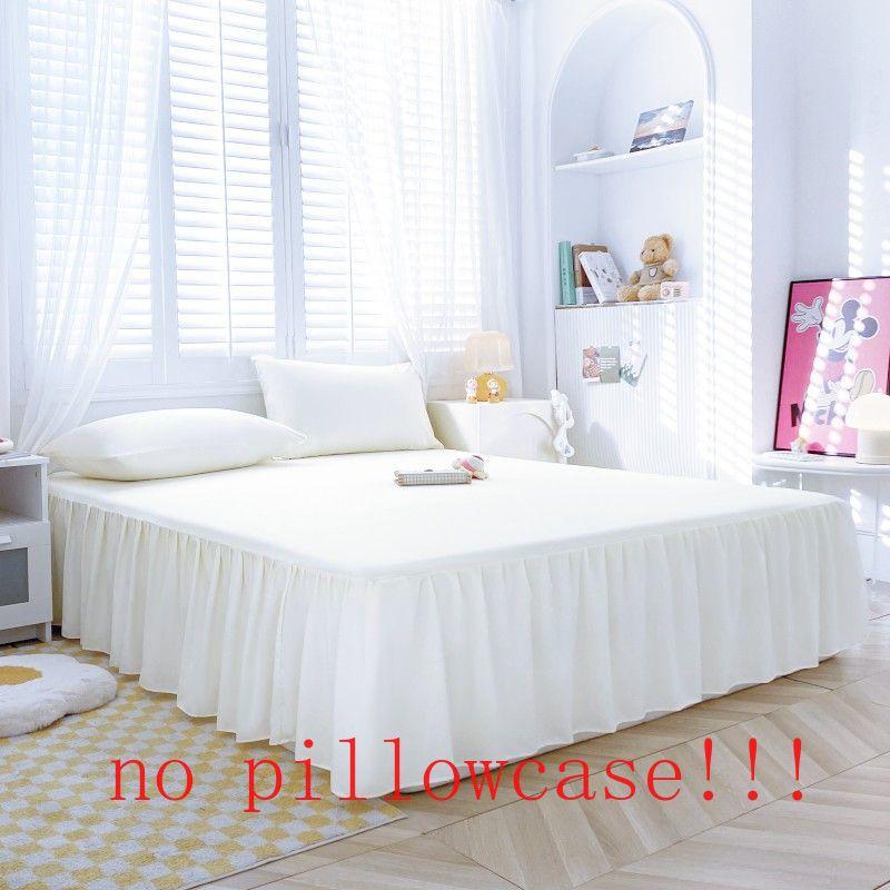 Bed Skirt Simple Fashion Modern Skin-friendly Dust-proof Bedspread Comfortable Bedroom Ruffles Protector Bedcover Korean Sheets