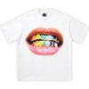 2025 T-shirt Labbra Grandi Streetwear Y2K Grafica Labbra T-shirt Uomo e Donna Maglietta Taglie Grandi Rock and Roll Moda Oversize Regali Bambini