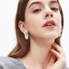 Neue französische Schmetterlings-Perlenohrringe: Elegante Herbst/Wintermode für Damen