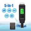 Digital Meter 5 in 1 TDS Salinity Temperature Meter Accurate Water Quality Tester with Backlit for Aquariums