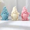 Silikon Kalıp Gnome Kalıp 3D Gnome Kalıp Epoksi Cüce Alçı Kalıp Sabun Gnome Reçine Kalıpları Noel Ev Dekorasyonu