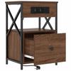 Nightstand Brown Oak Look 40 x 31 x 60 cm Engineered Wood
