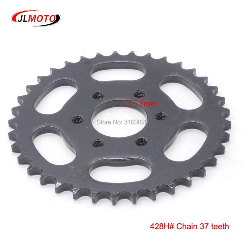 ATV 37T Sprocket Fit for China 150CC 200CC 250CC 428H# Chain Drive China UTV Go Kart Buggy Quad Bike Scooter Motorcycle Parts