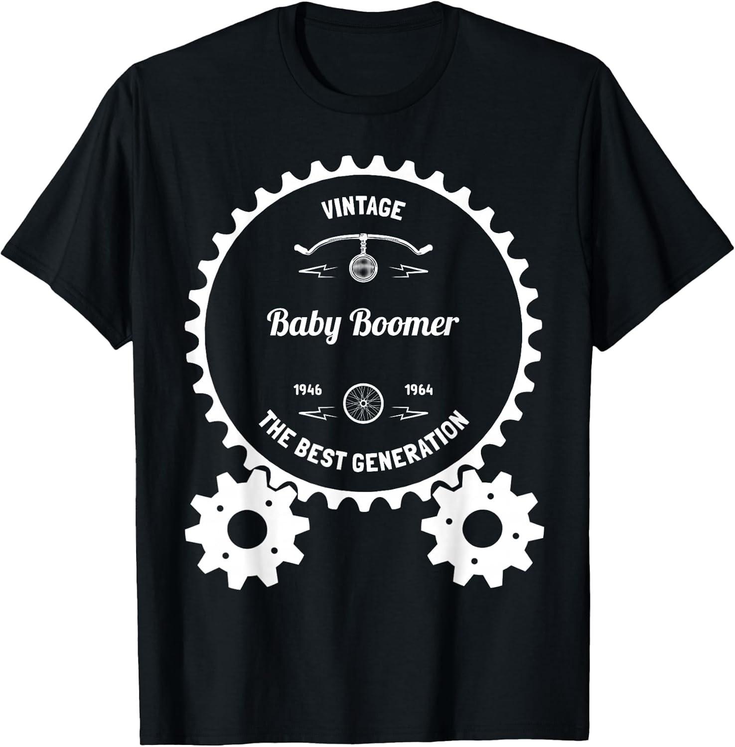 NEW LIMITED! Vintage Baby Boomer 1946-1964 The Best Generation Tee - MADE IN USA L