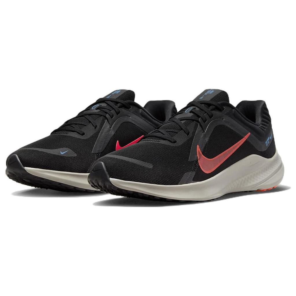 Nike Quest 5 Black Bright Crimson Men Sneakers Cobblestone Laser-Blue DD0204-005