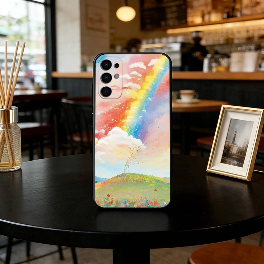 Colorful Phone Case For Samsung S25,S24,S21,S22,S23,S30,Ultra,S20,Plus,Fe,Lite,Note,10,Black Cover