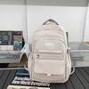 Schoolbag schoolbag for female college students Korean version of junior high school students High school large capacity weight reduction backpack 