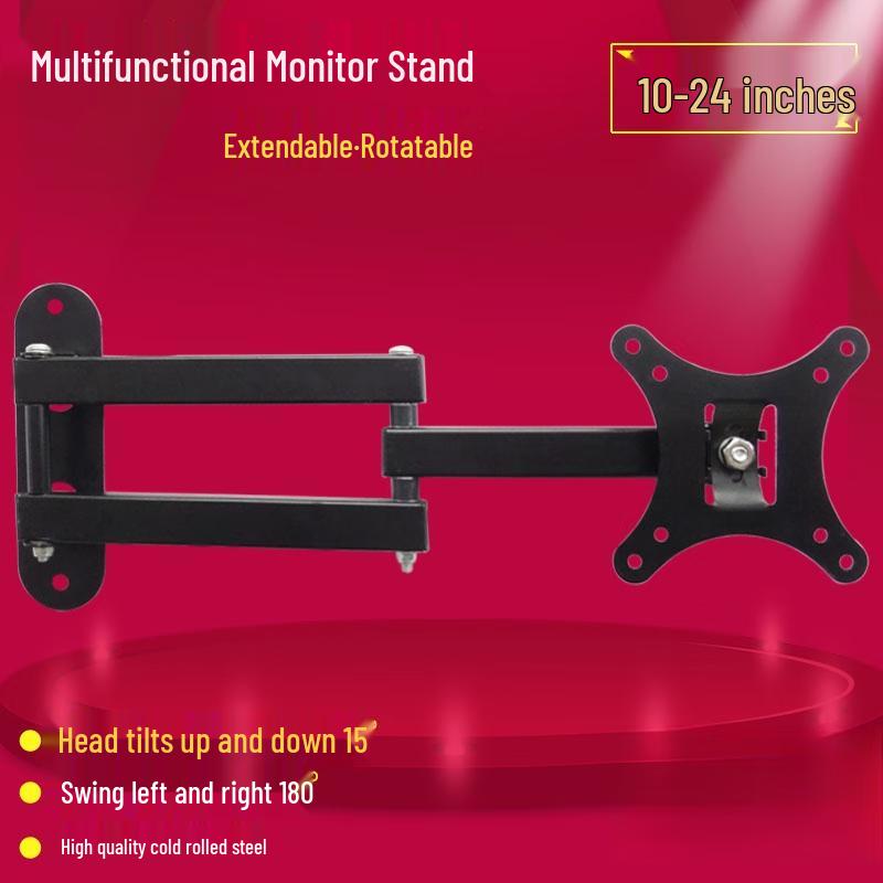 Universal Desk Clamp Monitor Arm with Wireless Charging