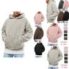 Men Winter Fluffy Hoodie Pullover Stylish Fleece Sweatshirt For Ultimate Warmth
