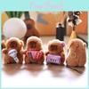 Plüsch Capybara Schlüsselanhänger mit Musikdesign für Kinder und Jugendliche