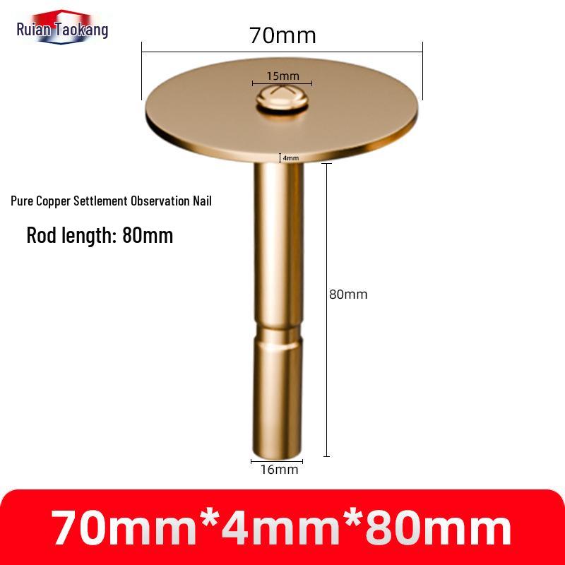 Brass & Copper Measurement Marker for Railway Tracks