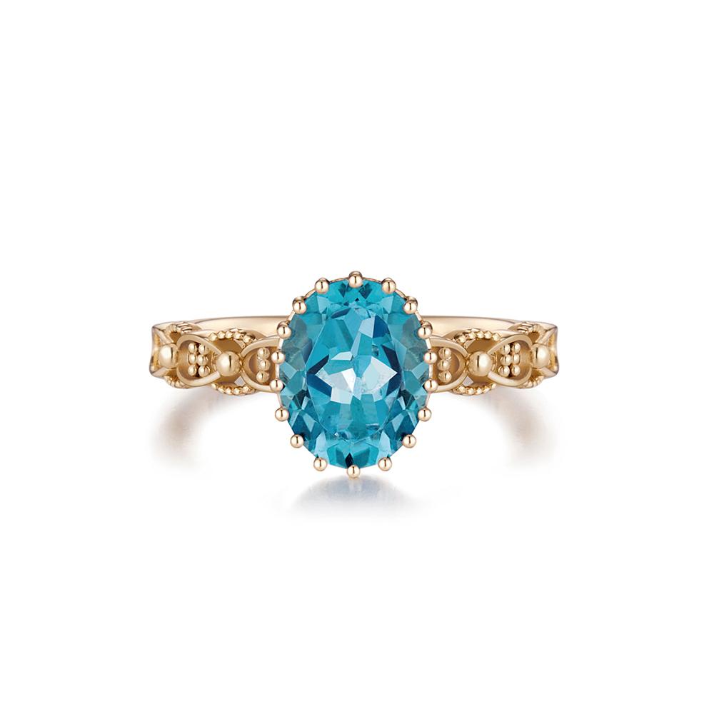 Roseedor Dolce Rhapsody Blue Topaz Ring(Yg)_232400013