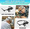 Rechargeable Headband Magnifying Glass with Professional Loupe with Light for White Light, Hands-Free, 5x, 3.5x, 2.5x, 1.5x, Jeweler's Close-Up Work,
