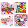 100/200Pcs Colorful Plastic Ball Pit Balls Crush Proof Ocean Ball Kids Toy Games