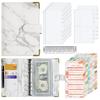 KuangJie A6 Marble Loose-Leaf PU Leather Binder Notebook