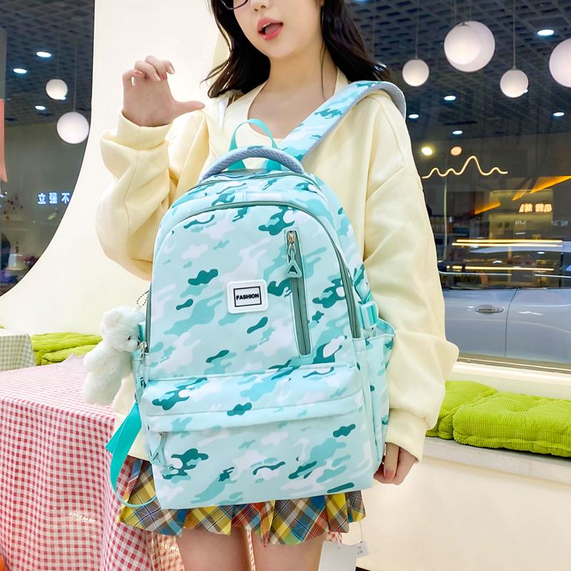 Zaino per studenti Borsa da scuola in tre pezzi Zaino resistente di grande capacità da donna