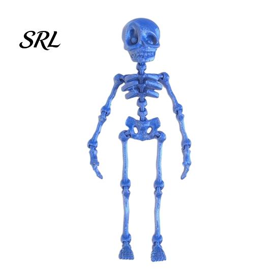 Halloween Locker Accessories Dancing Skeleton Aquarium Bubbler, Dynamic Fish Tank Ornament, Alternative Home 3D Printed Articulated Skull Oxygenating