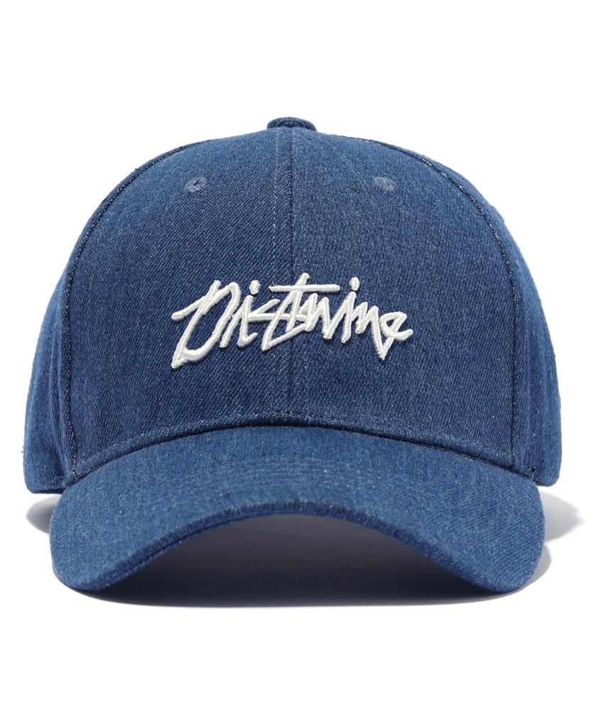 DISTN9NE Logo Denim Ball Cap Indigo (Lp5Gu595-063)