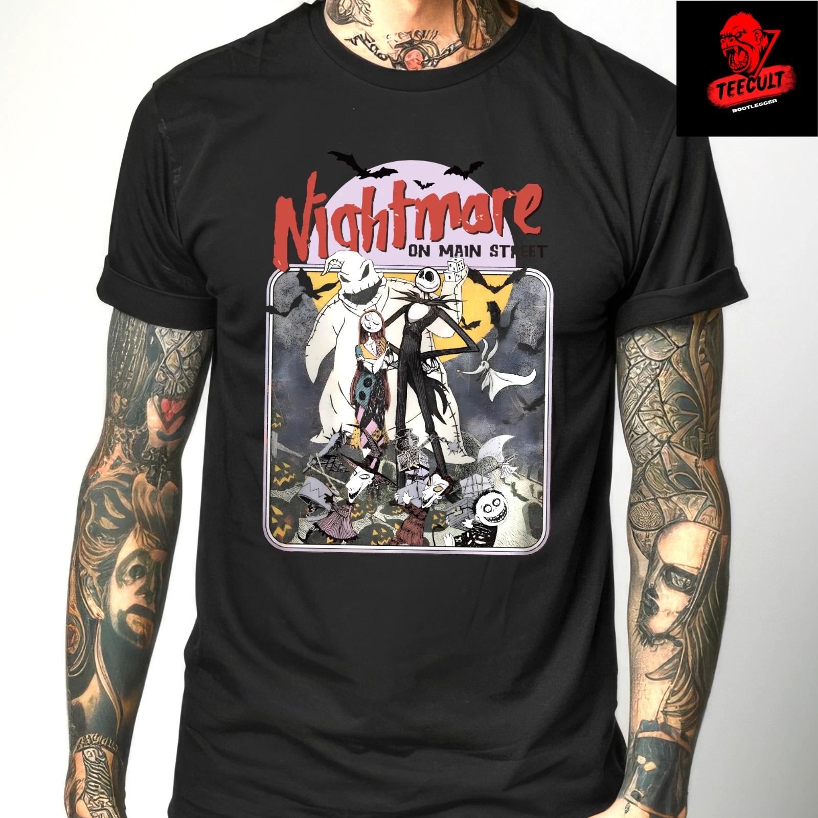 Men s and Women s T-shirts Jack Skellington  Nightmare Before Christmas  Halloween Unisex M