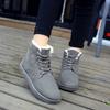 Fashion Trendy Women's Snow Boots 2024 Winter New Solid Color Flat Heel Anti Slip Cotton Warm and Comfortable Short Boots Zapatos Mujer