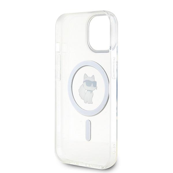 Karl Lagerfeld Klhmp15Shfccnot Iphone 15 / 14 / 13 6.1 Transparent Hardcase Iml Choupette Magsafe