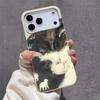 Cute Cat Shockproof Phone Case for iPhone 15 16e Pro Max 11 12 13 14 Pro Max 15 Plus 12 17 Pro Clear Silicone Soft Cover