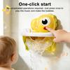 Yousheng Baby Bath Toys Dinosaur Bubble Machine with Music Powerful Suction Cup Stable Non-Falling Automatic Foaming Bubble Maker for Bathtub Kids