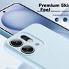 Compatible with Vivo S50 Phone Case Vivo S50 Premium Liquid Silicone Soft Case Full Coverage Lens Protection Shockproof Simple Cloud Blue