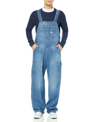 Lee Denim Plus Tamanho Grande LM7254 Macacão, Unissex, Tamanho, Azul, 2, M,