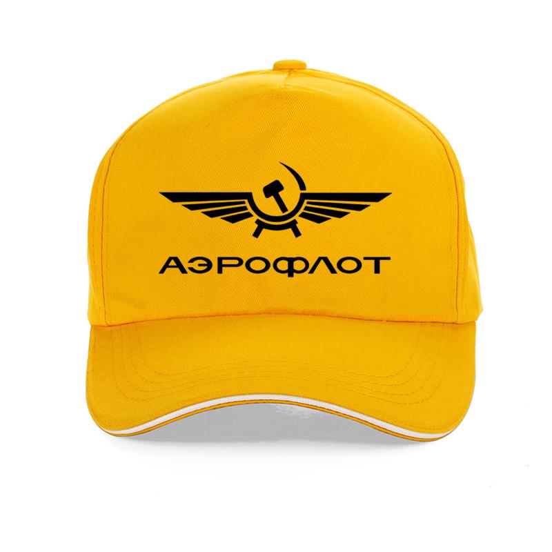 Aeroflot Russische Luftfahrt Pilot Luft- und Raumfahrt Flieger Baseballkappe Sommer Baumwolle Freizeit Mode Hip-Hop Hut Unisex Snapback Hüte