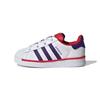 Originals Superstar El Comfortable Shock Absorbing Durable Low Top Sneakers Baby Sneakers White Purple FV3661