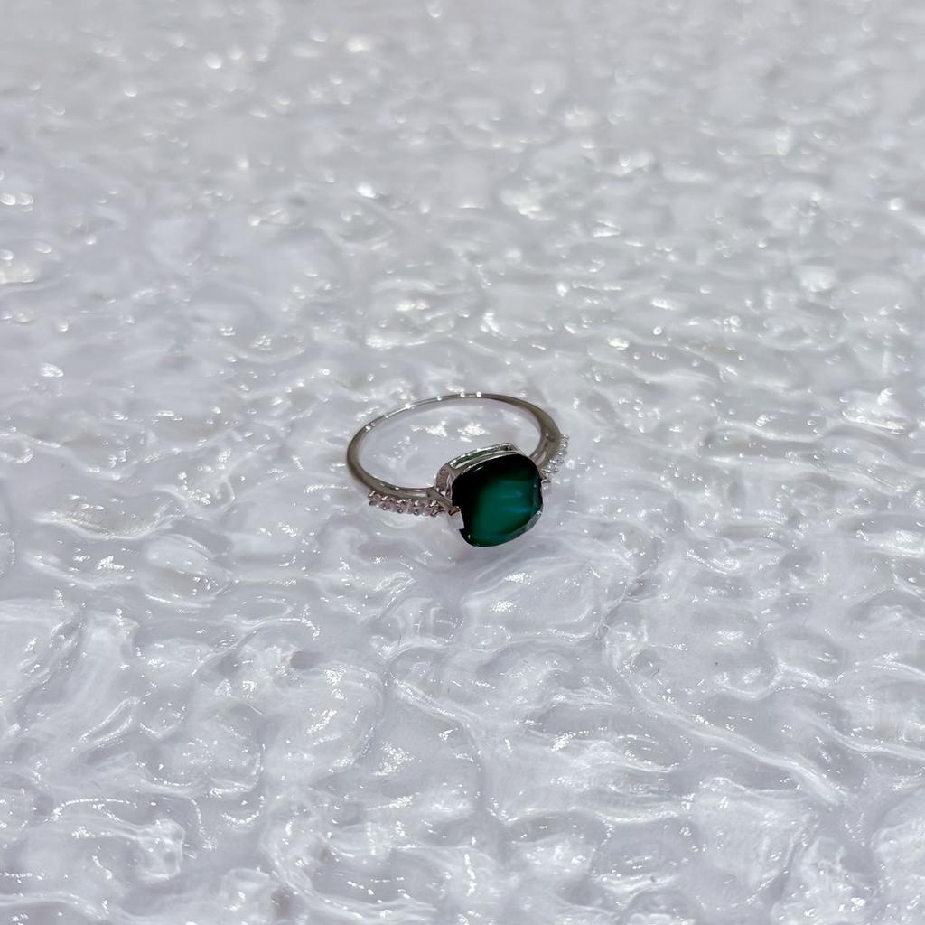 Silver Ring with Natural Agate, Item Weight 2.21 Gr (2173618)
