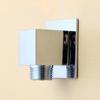 M-Modern-G1/2Inch Shower Hose Connector Square Accessories For Bathroom Brass Body Wall Connector Bracket For Shower Hose