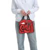 Red Boxing Gloves Insulated Lunch Bag for Women Children Portable Food Boxes Thermal Lunch Box Tote