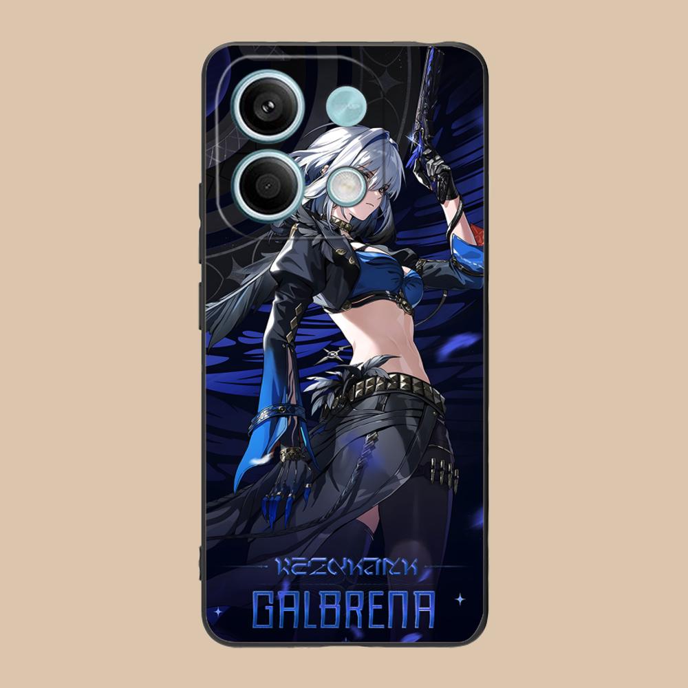 Wuthering Waves Galbrena Phone Case for Xiaomi 15 14 13 12 Mi 11 T Ultra Lite Pro S X 5G Colorful Printing Cover Cover Pretty