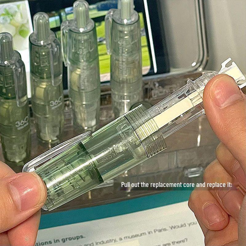 Gradient Color Correction Tape for Students - Replaceable, Transparent, Push-Button Design