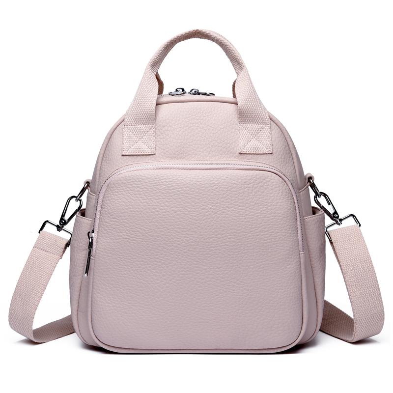 Fashion Solid Women's Crossbody Bag High Quality Shoulder Bag Large Capacity Backpacks Waterproof PU Leather Women's Handbags