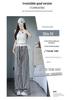 Petite Pink Plaid High Waist Wide Leg Summer Trousers for Women