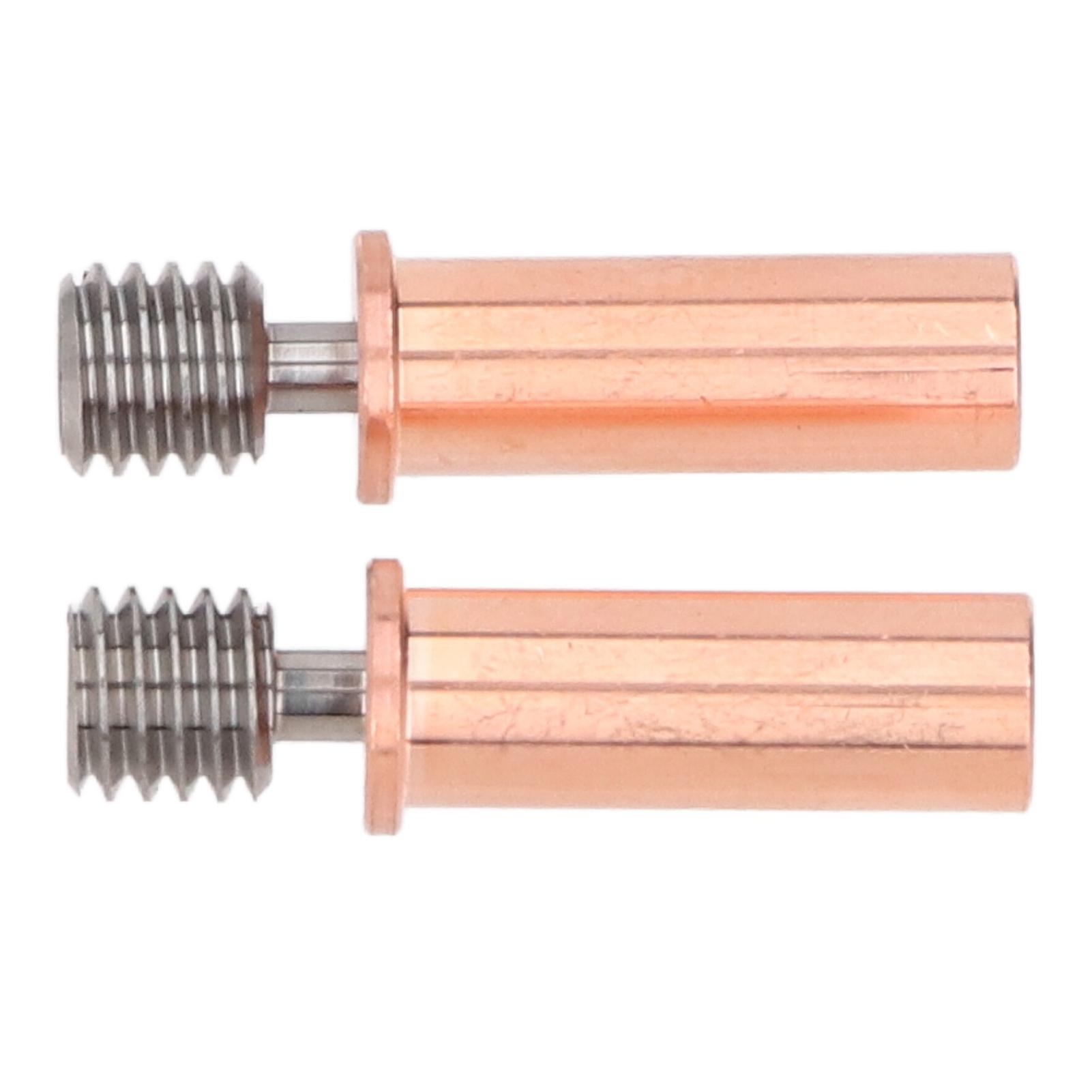 

2 шт. Биметаллический теплобарьер Сплав титана и меди Теплоизоляционный теплобарьер Замена для 3D-принтеров Kobra 2 Pro