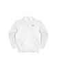 BORN TO WIN Chrome B Half Zip-Up Sweatshirts [White]